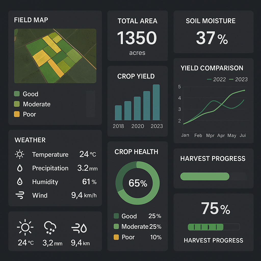 Farm analytics dashboard